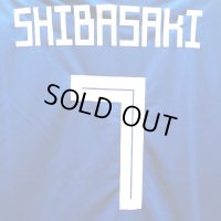 大人用 A044 日本代表 SHIBASAKI*7 柴崎 岳 青 19 ゲームシャツ パンツ付