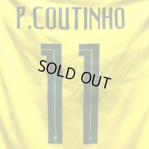 画像1: 大人用 A012 ブラジル P.COUTINHO*11 コウチーニョ  黄 18