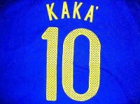 子供用 K049 ブラジル KAKA*10 カカ 青 18 ゲームシャツ パンツ付 