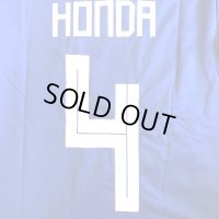 大人用 A044 日本代表 HONDA*4 本田 圭佑 青 19 ゲームシャツ パンツ付