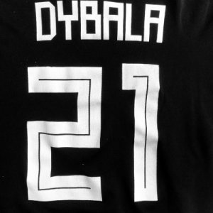 画像1: 子供用 K041 アルゼンチン DYBALA*21 ディバラ 黒水 19