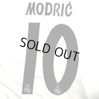 大人用 A001 レアルマドリード MODRIC*10 モドリッチ 白黒 19 ゲームシャツ パンツ付