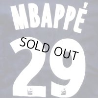 子供用 K072 パリサンジェルマン MBAPPE*29 ムバッペ エムべぺ 18 紺 ゲームシャツ