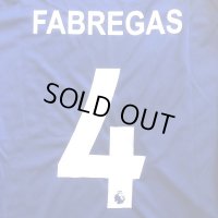 大人用 A005 チェルシーHOME FABREGAS*4 セスク 青 16  ゲームシャツ パンツ付 サッカー ユニフォーム