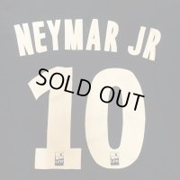 大人用 A144 パリサンジェルマン NEYMAR JR*10 ネイマール 黒 18 ゲームシャツ