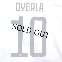 大人用 A007 ユベントス DYBALA*10 ディバラ 白黒 19 ゲームシャツ パンツ付