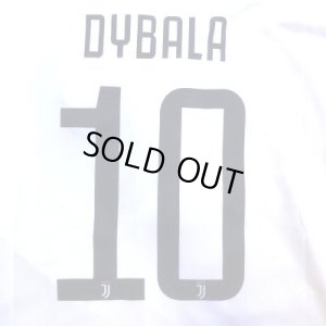 画像1: 大人用 A007 ユベントス DYBALA*10 ディバラ 白黒 19 ゲームシャツ パンツ付