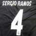 画像1: 大人用 A027 レアルマドリード SERGIO RAMOS*4 セルヒオラモス 黒グレー 19 ゲームシャツ パンツ付  (1)