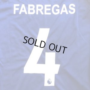 画像1: 大人用 A005 チェルシー FABREGAS*4 セスク 青 20 ゲームシャツ パンツ付