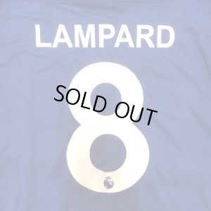 画像1: 大人用 A005 チェルシー LAMPARD*8 ランパード 青 20 ゲームシャツ パンツ付