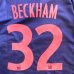 画像1: 子供用 K072 パリサンジェルマン BECKHAM*32 ベッカム 紺赤 19 ゲームシャツ パンツ付 (1)