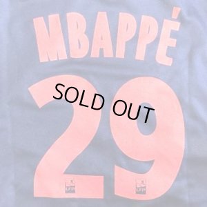 画像1: 大人用 A072 パリサンジェルマン MBAPPE*29 ムバッペ エムべぺ 19 ゲームシャツ パンツ付