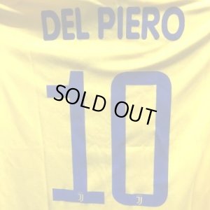 画像1: 大人用 A116 ユベントスAWAY DEL PIERO*10 デルピエロ 黄 18 ゲームシャツ パンツ付 /サッカー/オーダーメイド/ネーム作成/通販/キッズ/ジュニア/子供用/大人用/オリジナル