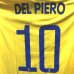 画像1: 子供用 K116 ユベントスAWAY DEL PIERO*10 デルピエロ 黄 18 ゲームシャツ パンツ付 /サッカー/ユニフォーム (1)