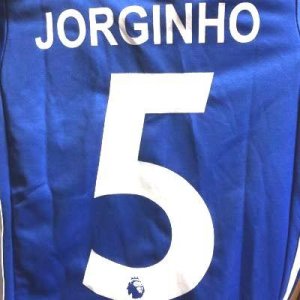 画像1: 子供用 K005 チェルシー JORGINHO*5 ジョルジーニョ 19 青  ゲームシャツ パンツ付 サッカー ユニフォーム