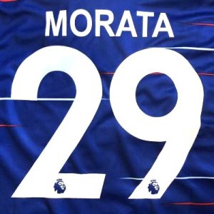 画像1: 子供用 K005 チェルシー MORATA*29 モラタ 19 青  ゲームシャツ パンツ付 サッカー ユニフォーム