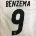 画像1: 大人用 A001 レアルマドリード BENZEMA*9 ベンゼマ 白黒 19 ゲームシャツ パンツ付 (1)