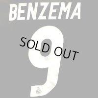 大人用 A027 レアルマドリード BENZEMA*9 ベンゼマ 黒グレー 19 ゲームシャツ パンツ付 