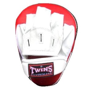 画像2: 新品 正規 TWINS パンチングミット 赤甲白 /ボクシング/ムエタイ