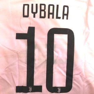 画像1: 子供用 K116 ユベントス DYBALA*10 ディバラ  ピンク 16 ゲームシャツ パンツ付