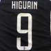 画像1: 大人用 A007 ユベントス HIGUAIN*9 イグアイン 白黒 20 ゲームシャツ パンツ付 (1)