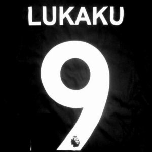 画像1: 子供用 K030 マンチェスターAWAY LUKAKU*9 ルカク 18 黒 ゲームシャツ パンツ付