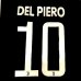 画像1: 子供用 K007 ユベントス DEL PIERO*10 デルピエロ 白黒 20 ゲームシャツ パンツ付 (1)