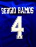 画像1: 子供用 K027 レアルマドリード SERGIO RAMOS*4 セルヒオラモス 紺金 20 ゲームシャツ パンツ付 (1)