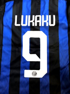 画像1: 子供用 K011 インテル LUKAKU*9 ルカク 青首白 20