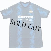 大人用 A011 21 インテル インターミラン 青パイソン ゲームシャツ パンツ付