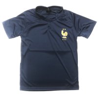 子供用 K043 22 フランス 紺とり金 ゲームシャツ パンツ付