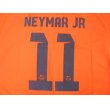 画像1: 子供用 K134 バルセロナAWAY NEYMAR JR*11 ネイマール 2015 オレンジ ゲームシャツ パンツ付 (1)