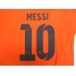 画像1: 子供用 K134 バルセロナAWAY MESSI*10 メッシ 2015 オレンジ ゲームシャツ パンツ付 (1)