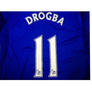 画像: 子供用 K005 チェルシーHOME DROGBA*11 ドログバ 16 青  ゲームシャツ パンツ付 サッカー ユニフォーム