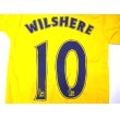 画像1: 子供用 K019 アーセナルAWAY WILSHERE*10 ウィルシャー 黄 2014 ゲームシャツ パンツ付 /サッカー/オーダーメイド/ネーム作成/通販/キッズ/ジュニア/子供用/大人用/オリジナル (1)