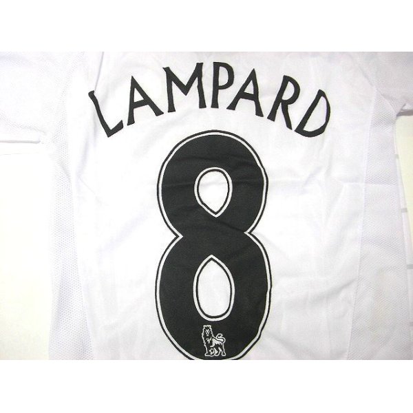 画像1: 子供用 K021 チェルシーAWAY LAMPARD*8 ランパード 白 2014 ゲームシャツ パンツ付 /サッカー/オーダーメイド/ネーム作成/通販/キッズ/ジュニア/子供用/大人用/オリジナル (1)