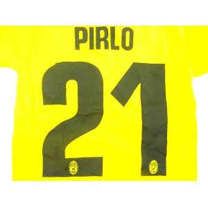 画像: 子供用 K136 ユベントスAWAY PIRLO*21 ピルロ 黄 2014 ゲームシャツ パンツ付 /サッカー/オーダーメイド/ネーム作成/通販/キッズ/ジュニア/子供用/大人用/オリジナル