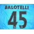 画像1: 子供用 K068 マンチェスターシティーHOME BALOTELLI*45 バロテッリ ゲームシャツ パンツ付 /サッカー/オーダーメイド/ネーム作成/通販/キッズ/ジュニア/子供用/大人用/オリジナル (1)