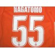 画像1: 大人用 A037 インテルAWAY NAGATOMO*55 長友 オレンジ ゲームシャツ パンツ付 /サッカー/オーダーメイド/ネーム作成/通販/キッズ/ジュニア/子供用/大人用/オリジナル (1)