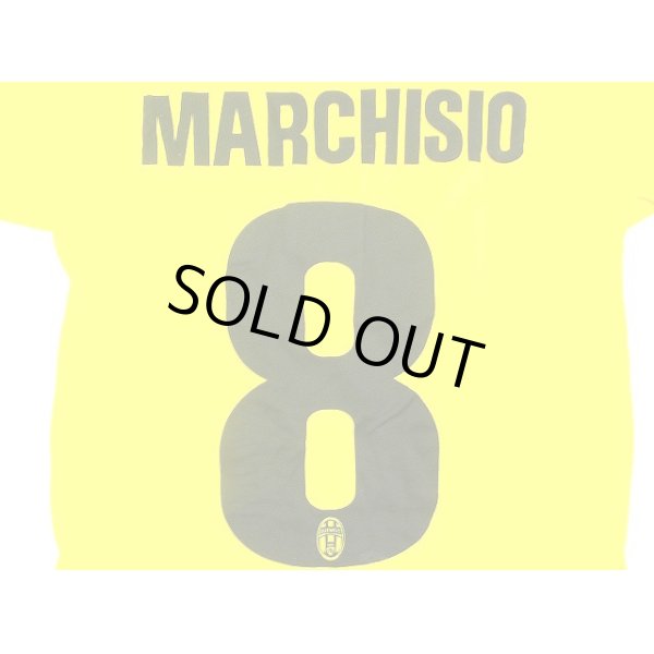 画像1: 大人用 A136 ユべントスAWAY MARCHISIO*8 マルキジオ 黄 ゲームシャツ パンツ付 /サッカー/オーダーメイド/ネーム作成/通販/キッズ/ジュニア/子供用/大人用/オリジナル (1)