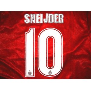 画像: 大人用 A037 インテルAWAY SNEIJDER*10 スナイデル 赤 ゲームシャツ パンツ付 /サッカー/オーダーメイド/ネーム作成/通販/キッズ/ジュニア/子供用/大人用/オリジナル