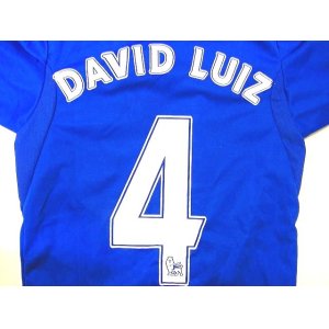 画像: 子供用 K005 チェルシーHOME DAVID LUIZ ダビド ルイス 青 16  ゲームシャツ パンツ付 サッカー ユニフォーム