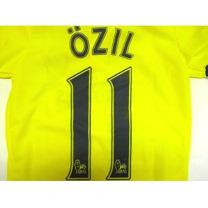 画像: 子供用 K019 アーセナルAWAY OZIL*11 エジル 黄 2014 ゲームシャツ パンツ付 /サッカー/オーダーメイド/ネーム作成/通販/キッズ/ジュニア/子供用/大人用/オリジナル