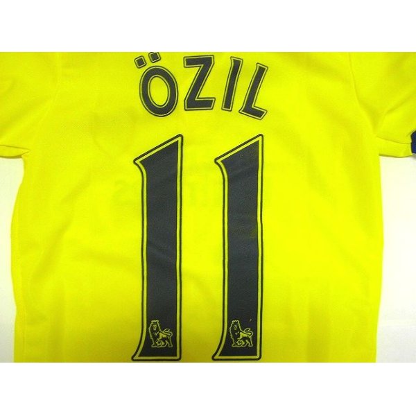 画像1: 子供用 K019 アーセナルAWAY OZIL*11 エジル 黄 2014 ゲームシャツ パンツ付 /サッカー/オーダーメイド/ネーム作成/通販/キッズ/ジュニア/子供用/大人用/オリジナル (1)