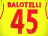 画像: 子供用 K048 リバプールAWAY BALOTELLI*45 バロテッリ 黄 2015 ゲームシャツ パンツ付 /サッカー/オーダーメイド/ネーム作成/通販/キッズ/ジュニア/子供用/大人用/オリジナル