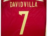 画像: 子供用 K014 スペインHOME DAVID VILLA*7 ダビド ビリャ 2014 赤 ゲームシャツ パンツ付 /サッカー/オーダーメイド/ネーム作成/通販/キッズ/ジュニア/子供用/大人用/オリジナル