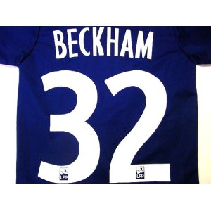 画像: 子供用 K072 パリサンジェルマンHOME BECKHAM*23 ベッカム 2014 紺 ゲームシャツ パンツ付 /サッカー/オーダーメイド/ネーム作成/通販/キッズ/ジュニア/子供用/大人用/オリジナル