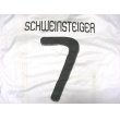 画像1: 子供用 K031 ドイツHOME SCHWEINSTEIGER*7 シュバインスタイガー 9 白 ゲームシャツ パンツ付 /サッカー/オーダーメイド/ネーム作成/通販/キッズ/ジュニア/子供用/大人用/オリジナル (1)