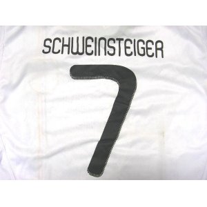 画像: 子供用 K031 ドイツHOME SCHWEINSTEIGER*7 シュバインスタイガー 9 白 ゲームシャツ パンツ付 /サッカー/オーダーメイド/ネーム作成/通販/キッズ/ジュニア/子供用/大人用/オリジナル