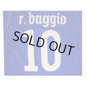 画像: 大人用 A015 イタリアHOME R.BAGGIO*10 ロベルトバッジョ 青 16 ゲームシャツ パンツ付 /サッカー/オーダーメイド/ネーム作成/通販/キッズ/ジュニア/子供用/大人用/オリジナル